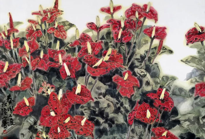 “印象派”圖式的水墨綻放——解析郭玫孮花鳥畫的匠心淺唱