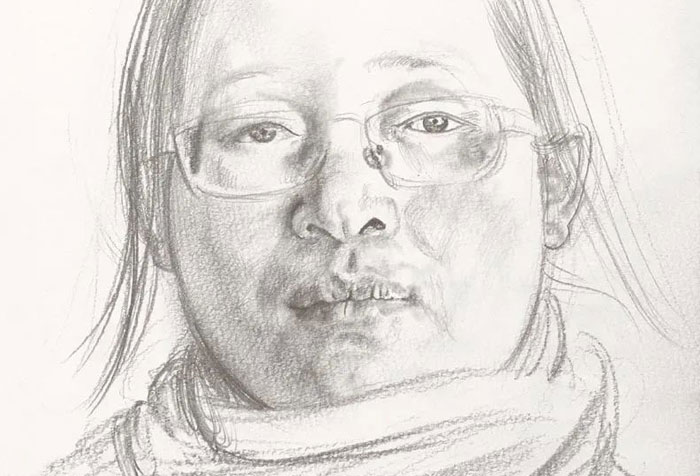 中國當代油畫家忻東旺素描欣賞