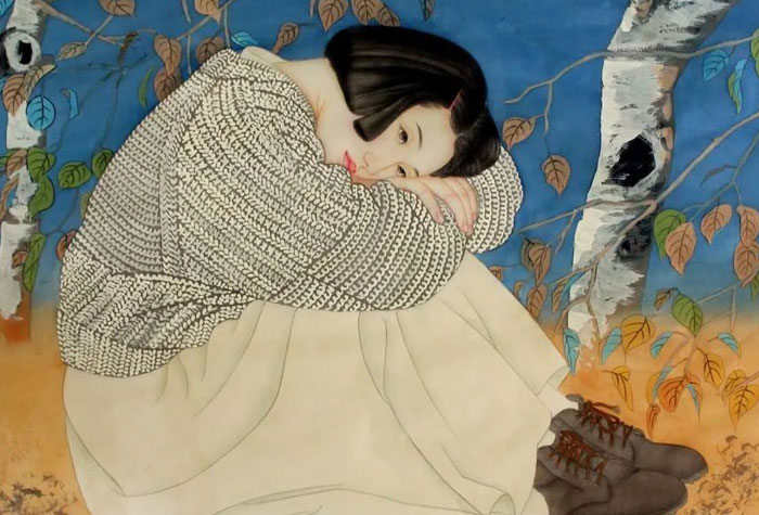 中國美協副主席何家英工筆作品欣賞，境界高雅，細膩寫實