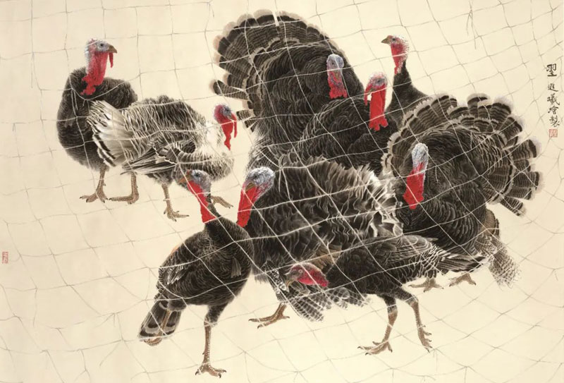 西泠書畫院專職畫師、一級美術(shù)師胡進曦作品欣賞