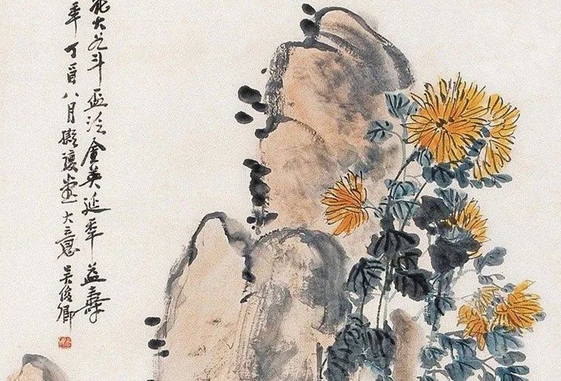 吳昌碩寫意花鳥100幅