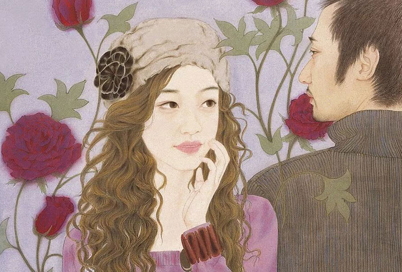 自信而從容丨中國美術家協會會員袁玲玲工筆人物畫39圖