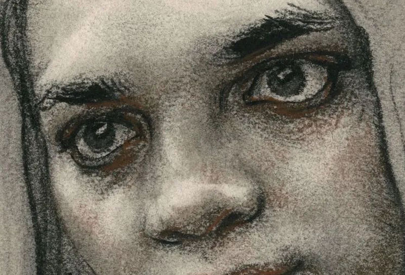 天津美術(shù)學(xué)院油畫(huà)系教授于小冬老師印度速寫(xiě)人物