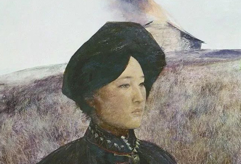 何多苓作品選，跨度45年！