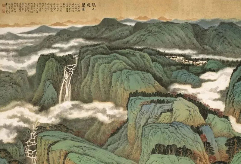 國家一級美術師徐建明40幅大氣磅礴的山水畫欣賞