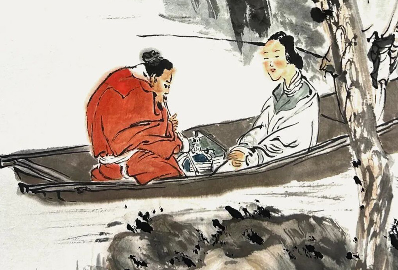 國(guó)家級(jí)雙會(huì)員周毅國(guó)畫(huà)人物作品欣賞