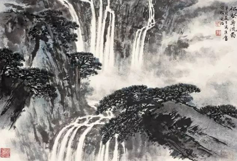 名家畫(huà)松100幅，真開(kāi)眼！